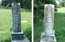 Abraham A. Virts (1836-1914) and Florida Jennings Minor Virts (1840-1915)Headstone