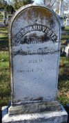 Eliza Ann Baker Verts (1827-1901) Headstone