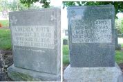 Lorenza Virts (1846-1924) and Christina Barrow Himmelright Virts (1845-1932) Headstone