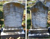 Charles Edward Verts (1851-1905) and Mollie E. Colbert (1861-1891) Headstone