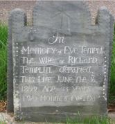 Eve Runner Templin (1777-1809) Headstone