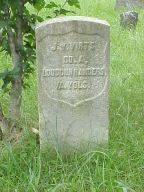 John W. Virts (1838-1879) Headstone