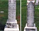 Joseph Lewis Virts (1839-1911) and Sarah A. Long Virts (1832-1925) Headstone