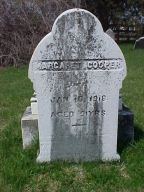 Margaret Elizabeth Hunter Cooper (1826-1918) Headstone