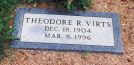 Theodore Roosevelt Virts (1904-1996) Headstone