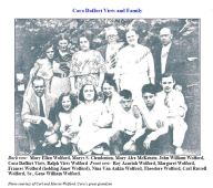 Cora Daffort Virts and John William Wolford Family Photo